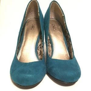 Cato Shoes - Cato- Teal Wedges Cato Shoes - Cato- Teal Wedges